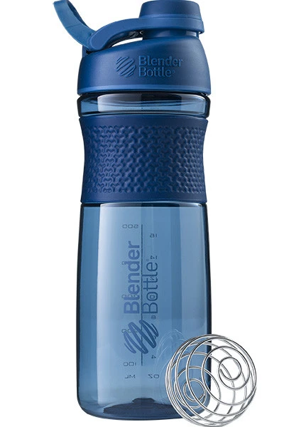 Шейкер спортивний (пляшка) BlenderBottle SportMixer Twist 28oz/820ml Navy — фото 6