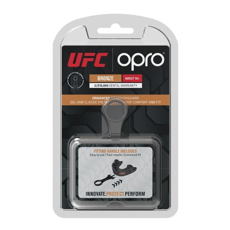 Капа OPRO Bronze UFC доросла (вік 11+) White (ufc.102512003) — фото 10