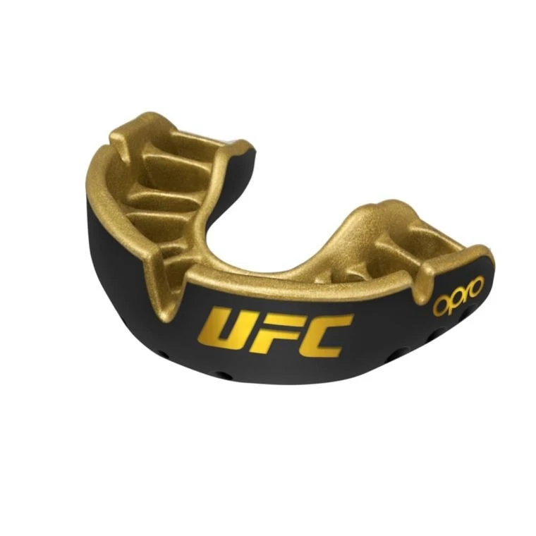 Капа OPRO Gold UFC доросла (вік 11+)  Black/Gold (art.102516001) — фото 8