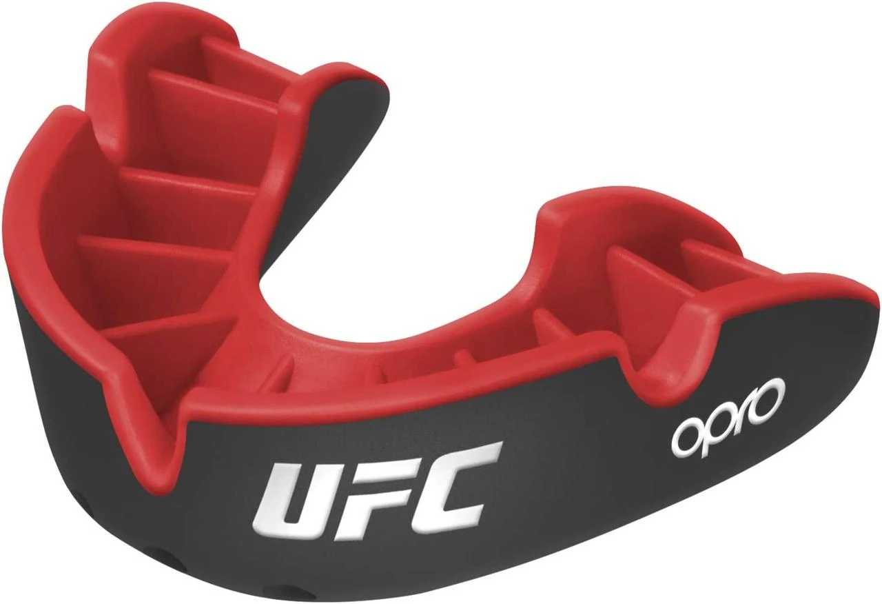Капа OPRO Silver UFC доросла (вік 11+) Black/Red (ufc.102514001) — фото 6