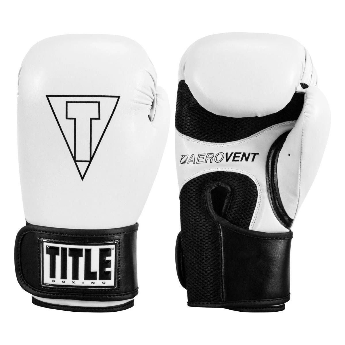 Боксерські рукавиці TITLE Boxing Vegan Gloves White/Black 8 oz (капа в комплекті) — фото 5