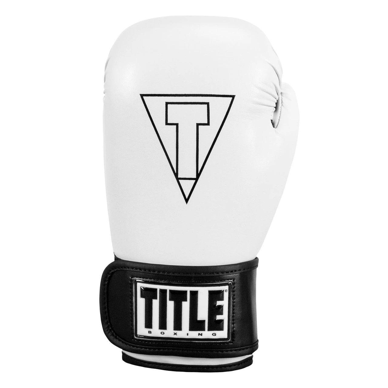 Боксерські рукавиці TITLE Boxing Vegan Gloves White/Black 8 oz (капа в комплекті) — фото 6