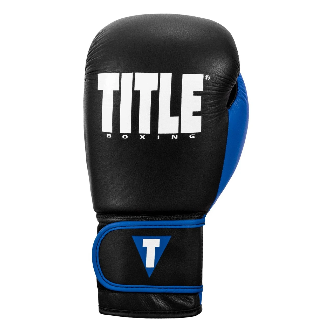 Боксерські рукавиці TITLE Boxing Dynamic Strike Black/Blue 12 oz (бинти 4м. у комплекті) — фото 8