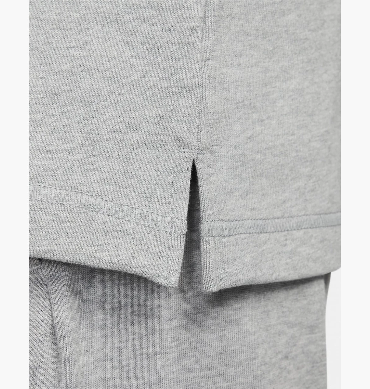 Кофта Nike Club Longsleeve-Polo Grey — фото 8