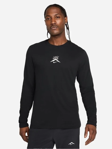 Кофта чоловіча Nike Df Ls Trail Ssnl Black (HJ3601-010) — фото 1
