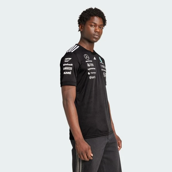 Футболка чоловіча Mercedes AMG Petronas adidas F1 2025 Driver T-Shirt — фото 4