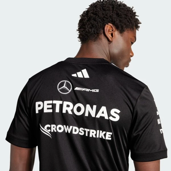 Футболка чоловіча Mercedes AMG Petronas adidas F1 2025 Driver T-Shirt — фото 7