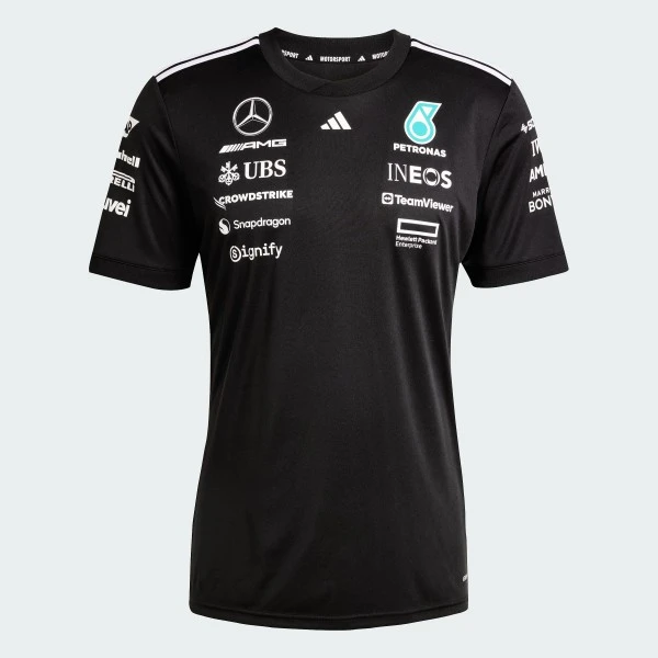 Футболка чоловіча Mercedes AMG Petronas adidas F1 2025 Driver T-Shirt — фото 8