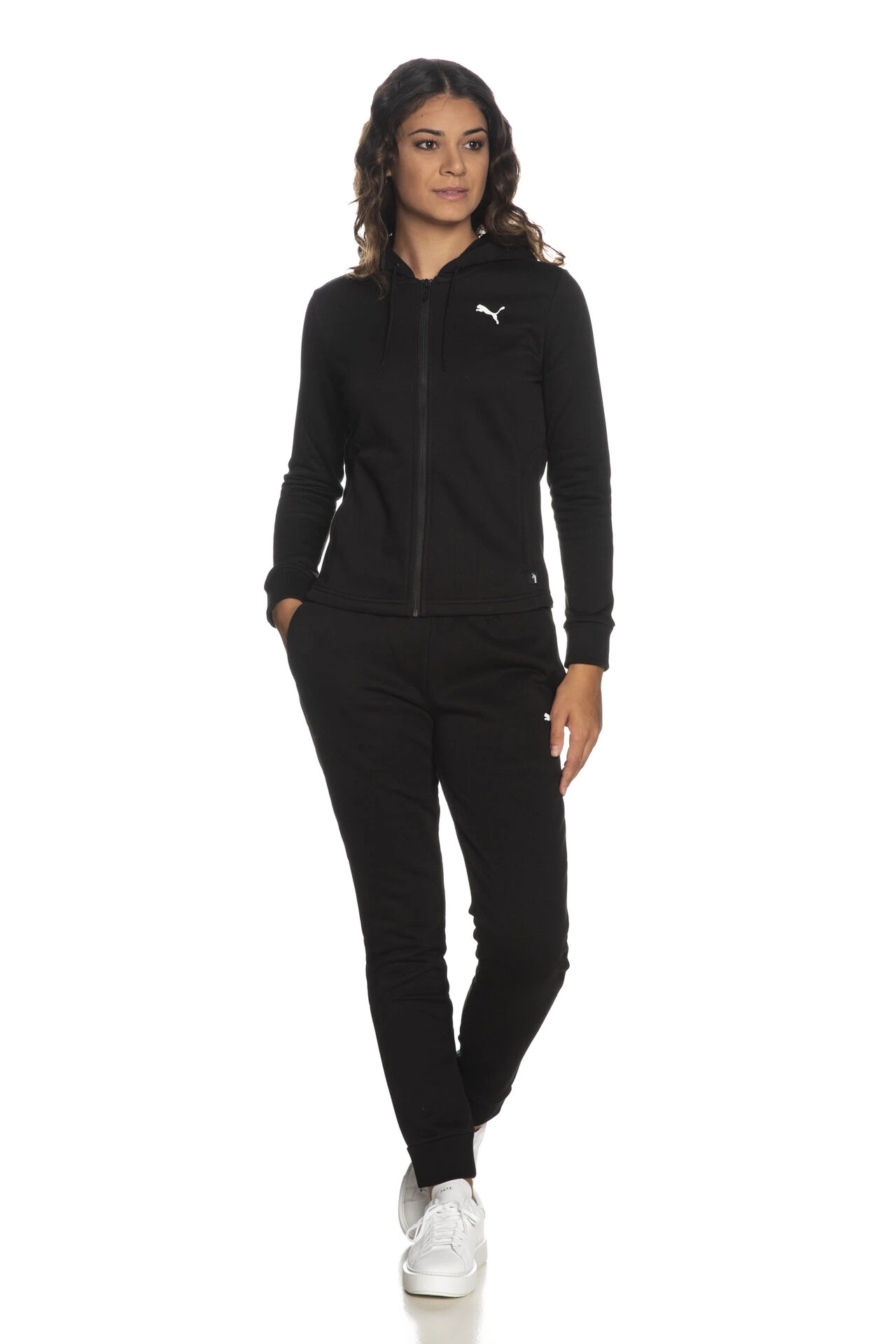 Спортивний костюм жіночий Puma Classic Fleece Tracksuit Black (670022-01) — фото 1