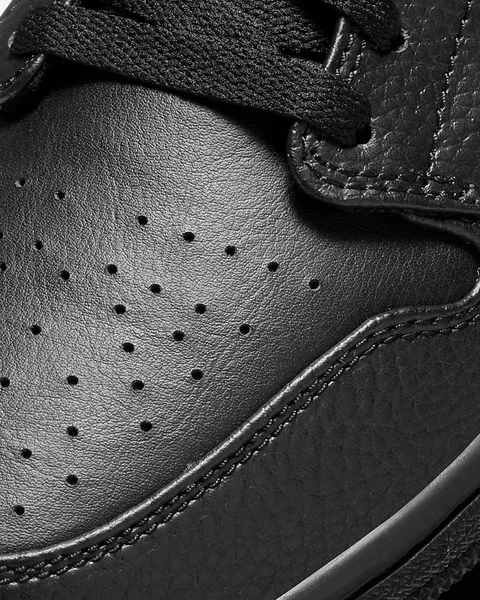 Кросівки чоловічі Jordan 1 Mid Triple Black (554724-091) — фото 7