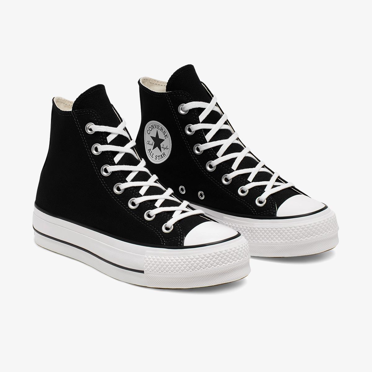 Кросівки жіночі Converse Wmns Chuck Taylor All Star Platform High 'Black' — фото 6