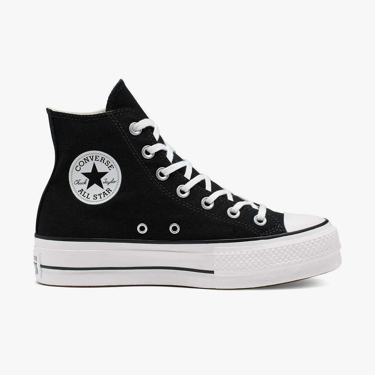 Кросівки жіночі Converse Wmns Chuck Taylor All Star Platform High 'Black' — фото 8
