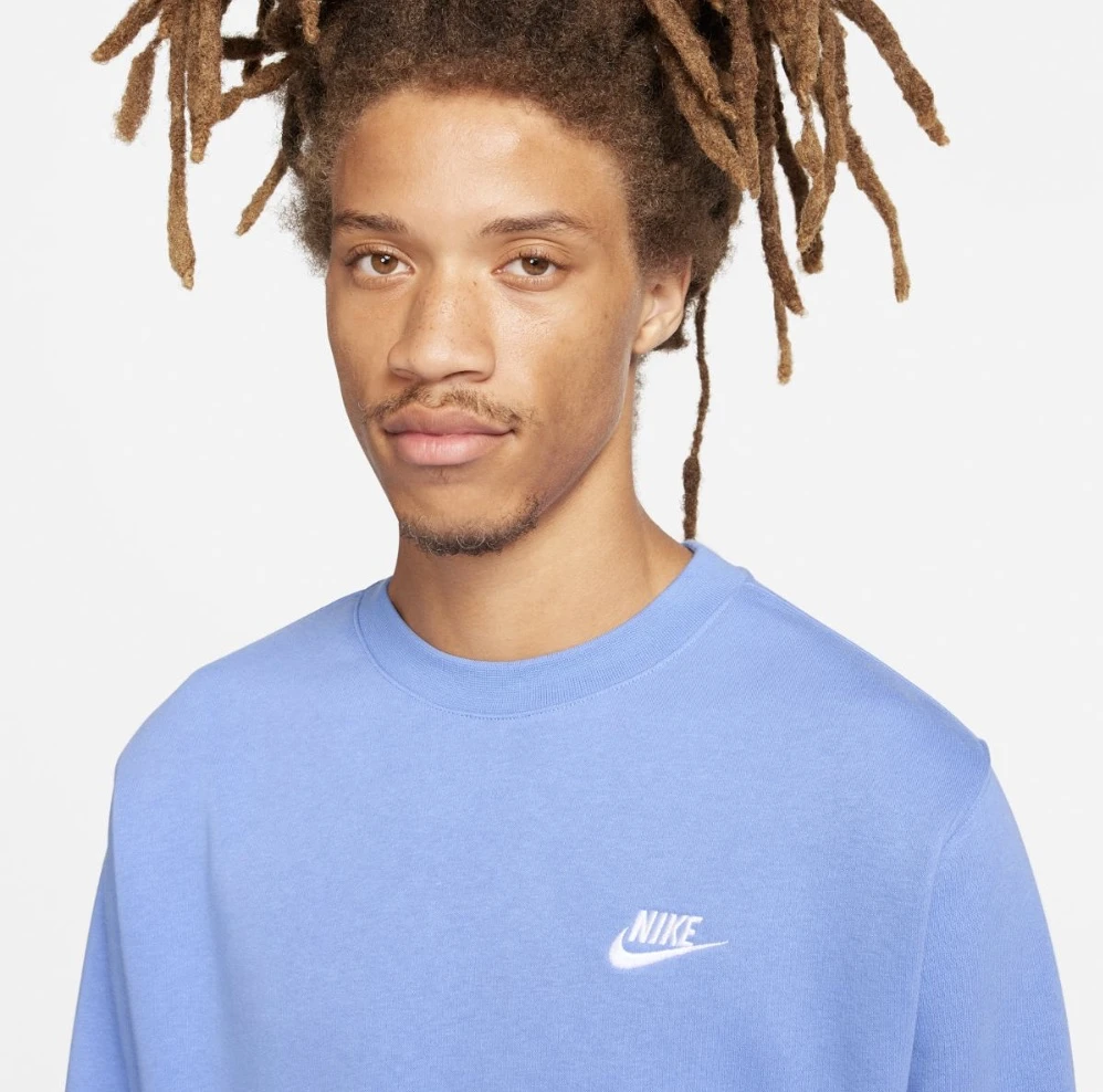 Кофта чоловіча Nike Sportswear Club Fleece Blue (BV2662-450) — фото 4