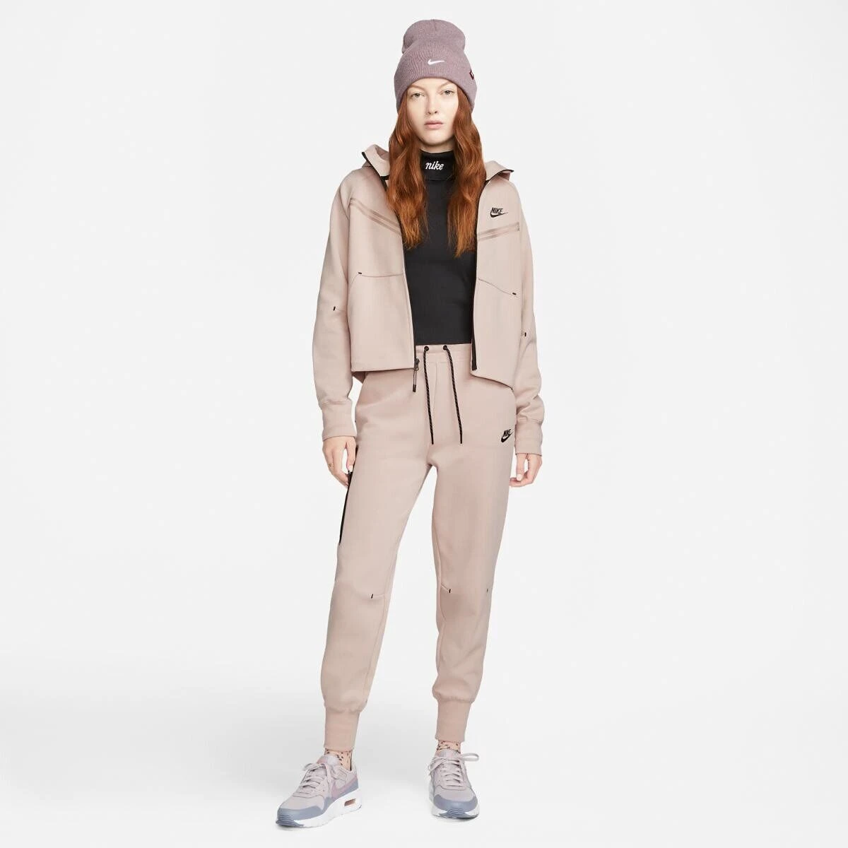 Кофта жіночі Nike Sportswear Tech Fleece Windrunner (CW4298-602) — фото 2