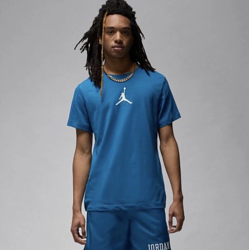 Футболка чоловіча Jordan Air M J Jumpman Df Ss Crew (CW5190-457) — фото 1