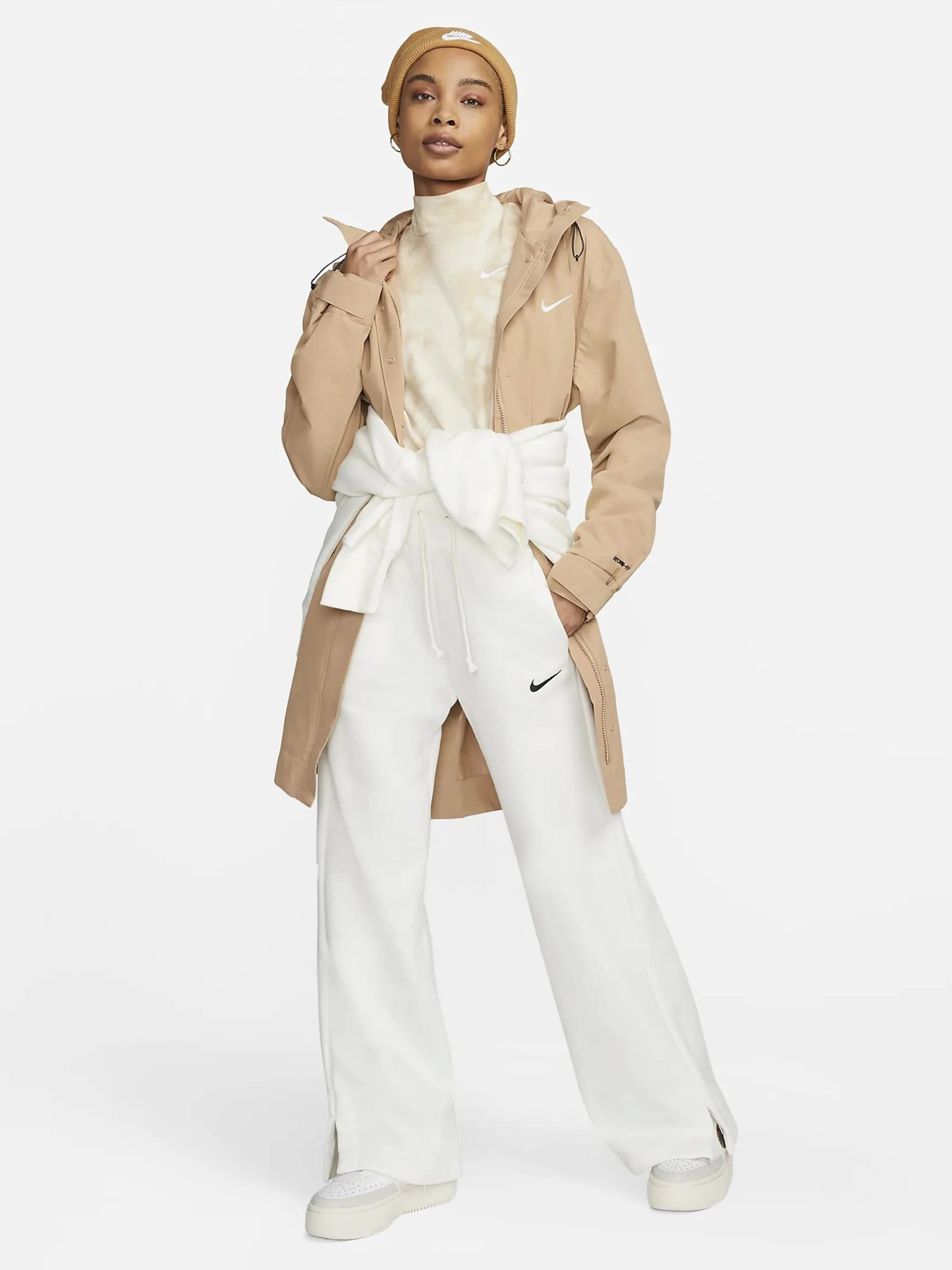 Жіночі штани Nike Sportswear Phoenix Fleece High-Rise Wide Pant DQ5615-133 — фото 7