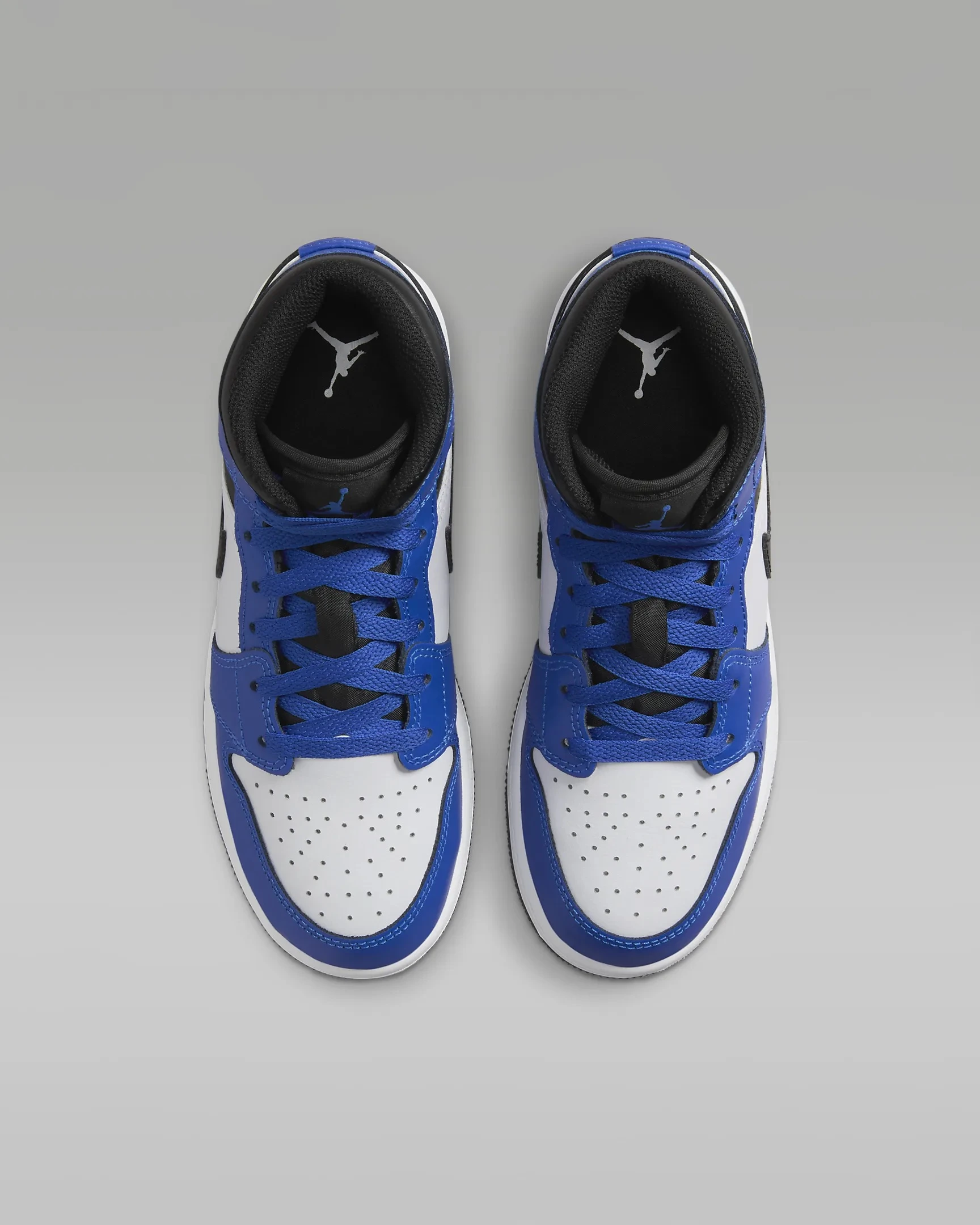 Кросівки дитячі Jordan 1 Mid (Gs) Blue/White (DQ8423-402) — фото 3