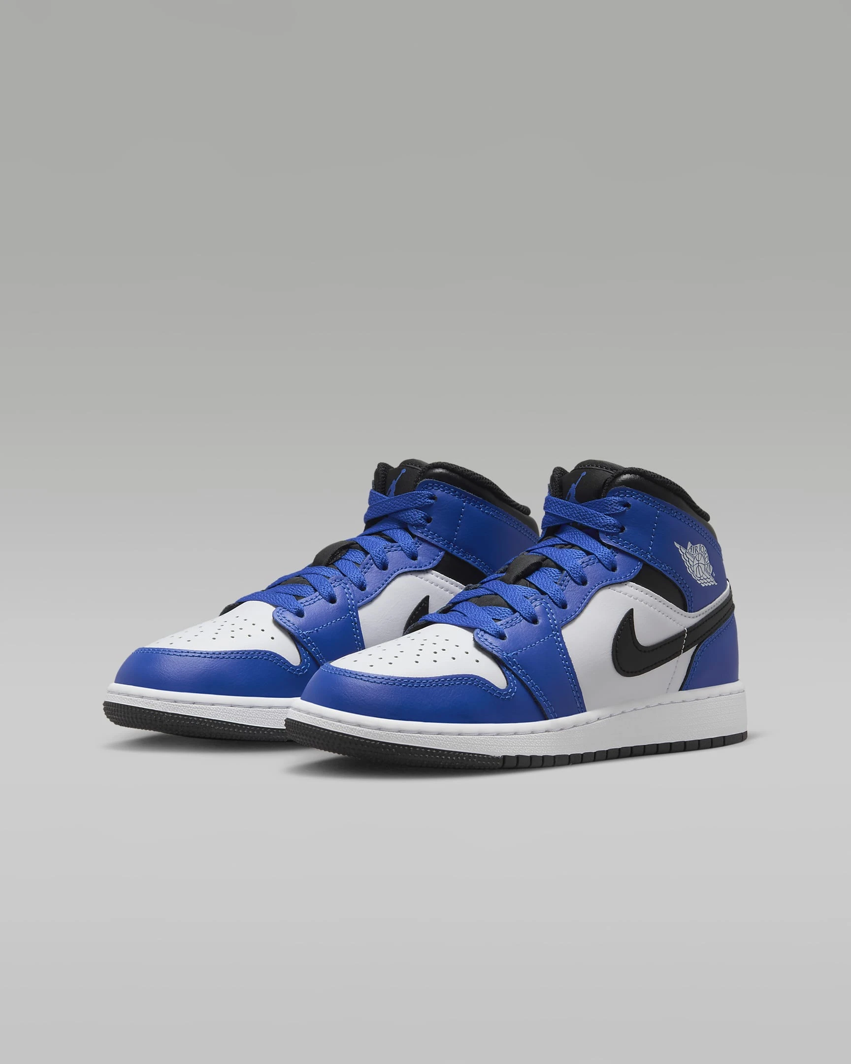 Кросівки дитячі Jordan 1 Mid (Gs) Blue/White (DQ8423-402) — фото 4