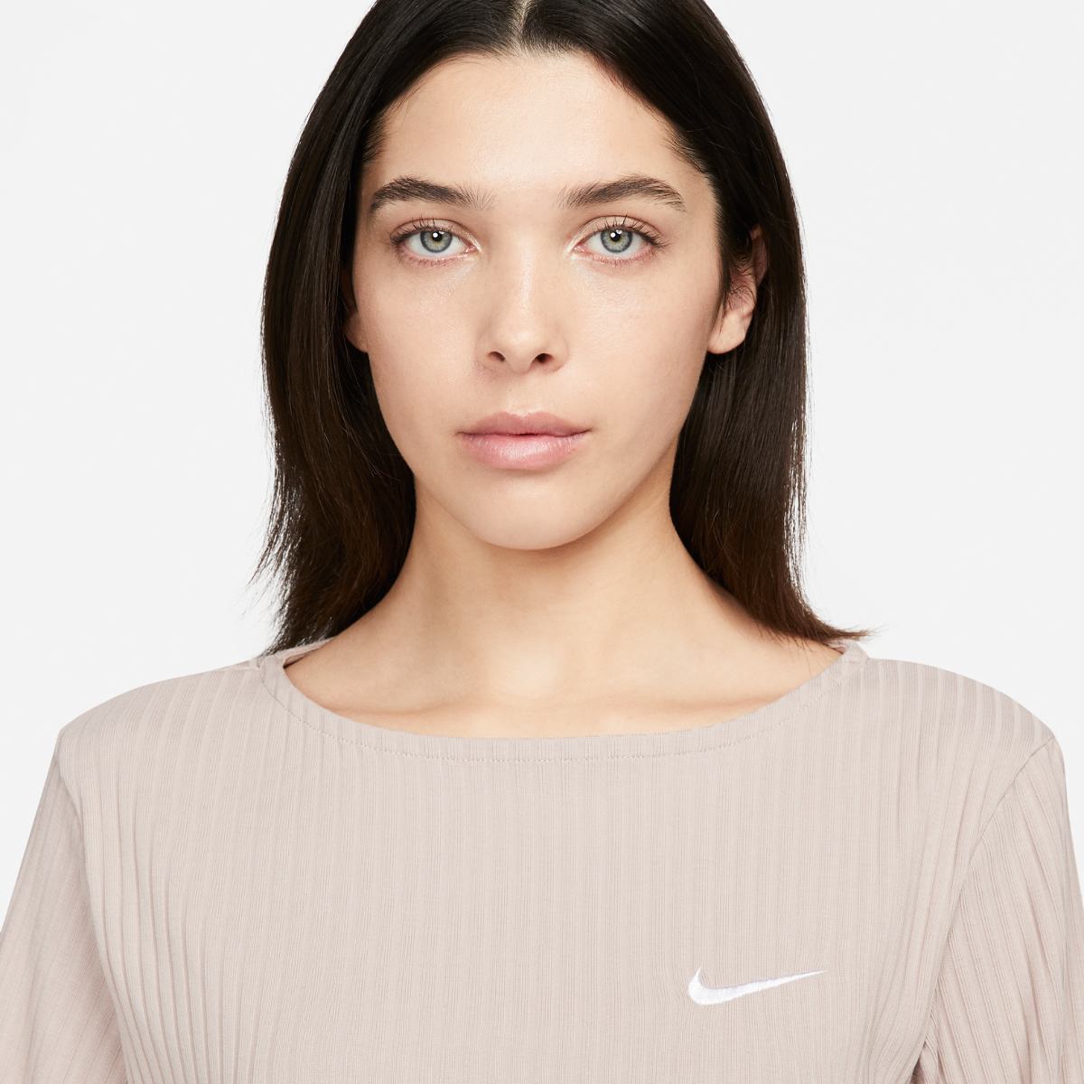 Кофта жіночі Nike Sportswear Women's Ribbed Jersey Long-Sleeve Top (DV7866-272) — фото 4
