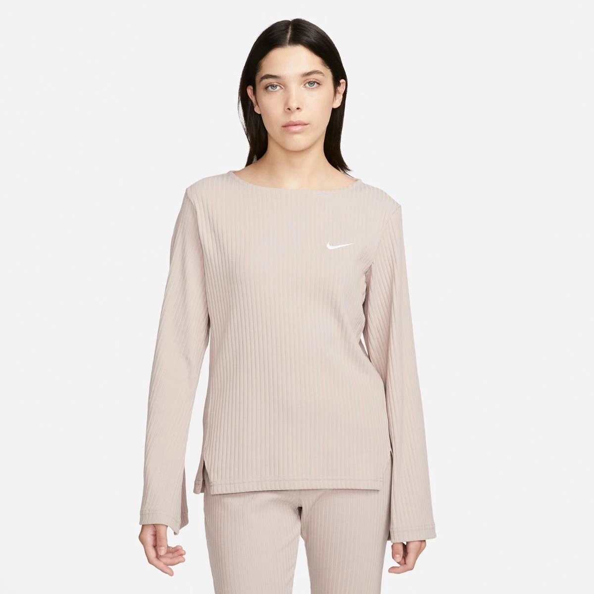Кофта жіночі Nike Sportswear Women's Ribbed Jersey Long-Sleeve Top (DV7866-272) — фото 7
