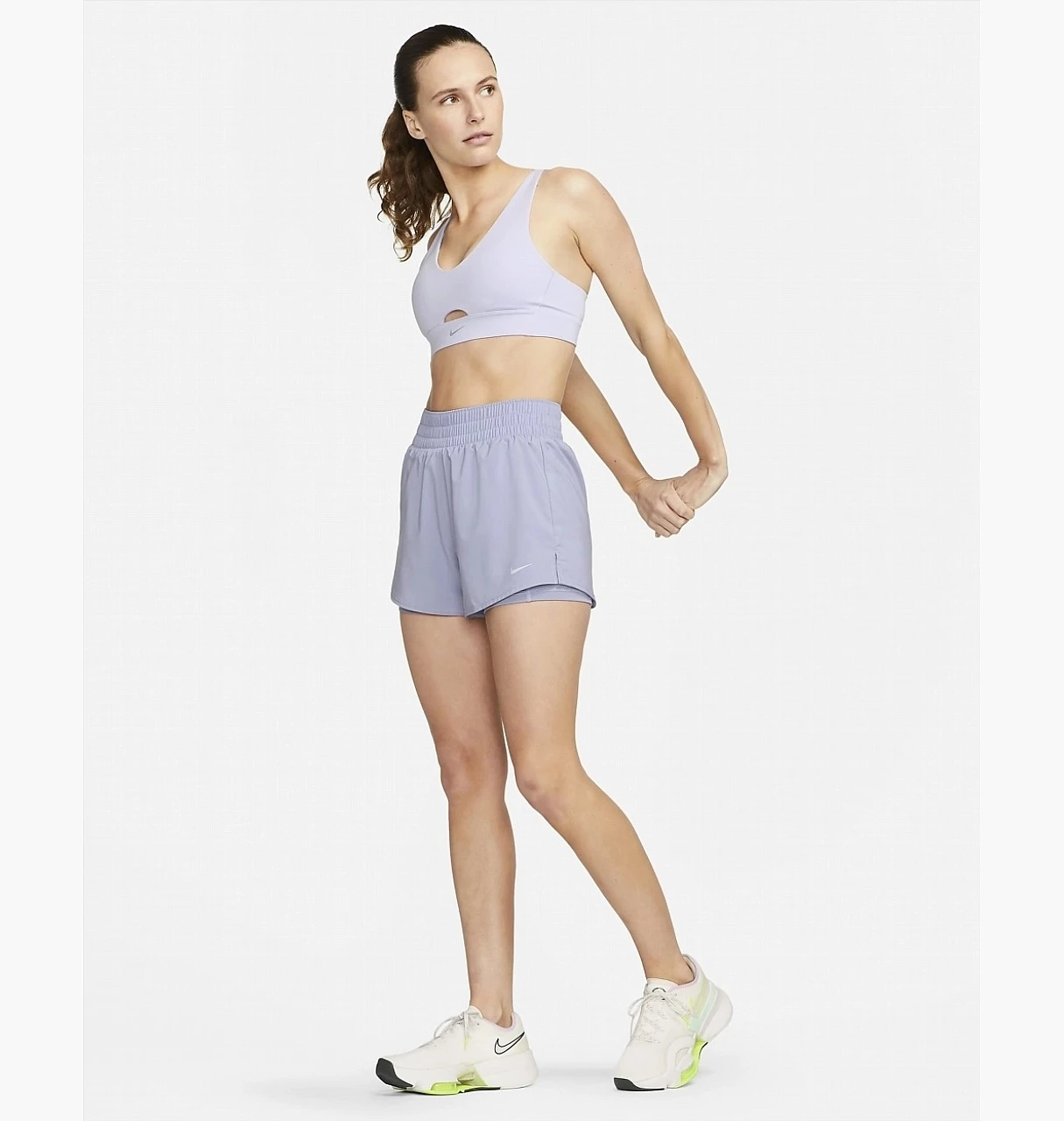Спортивний топ жіночий Nike Indy Women's Sports Bra With Removable Padding Oxygen Purple (DV9837-536) — фото 10