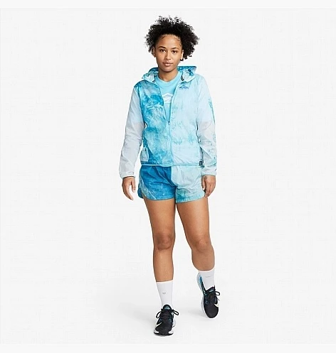 Вітровка жіноча Nike Repel Trail Running Jacket Light Blue (DX1041-085) — фото 3