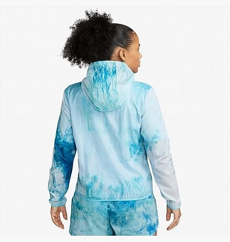 Вітровка жіноча Nike Repel Trail Running Jacket Light Blue (DX1041-085) — фото 4