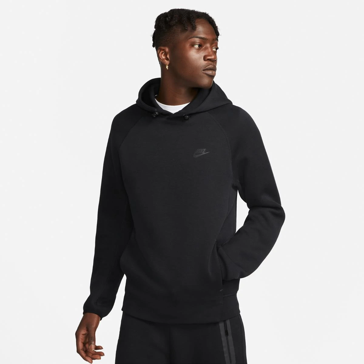 Кофта чоловіча Nike M Nk Tch Flc Po Hoodie (FB8016-010) — фото 1