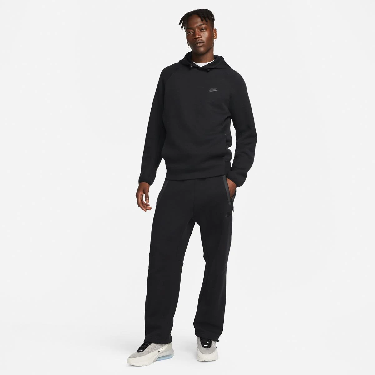 Кофта чоловіча Nike M Nk Tch Flc Po Hoodie (FB8016-010) — фото 9