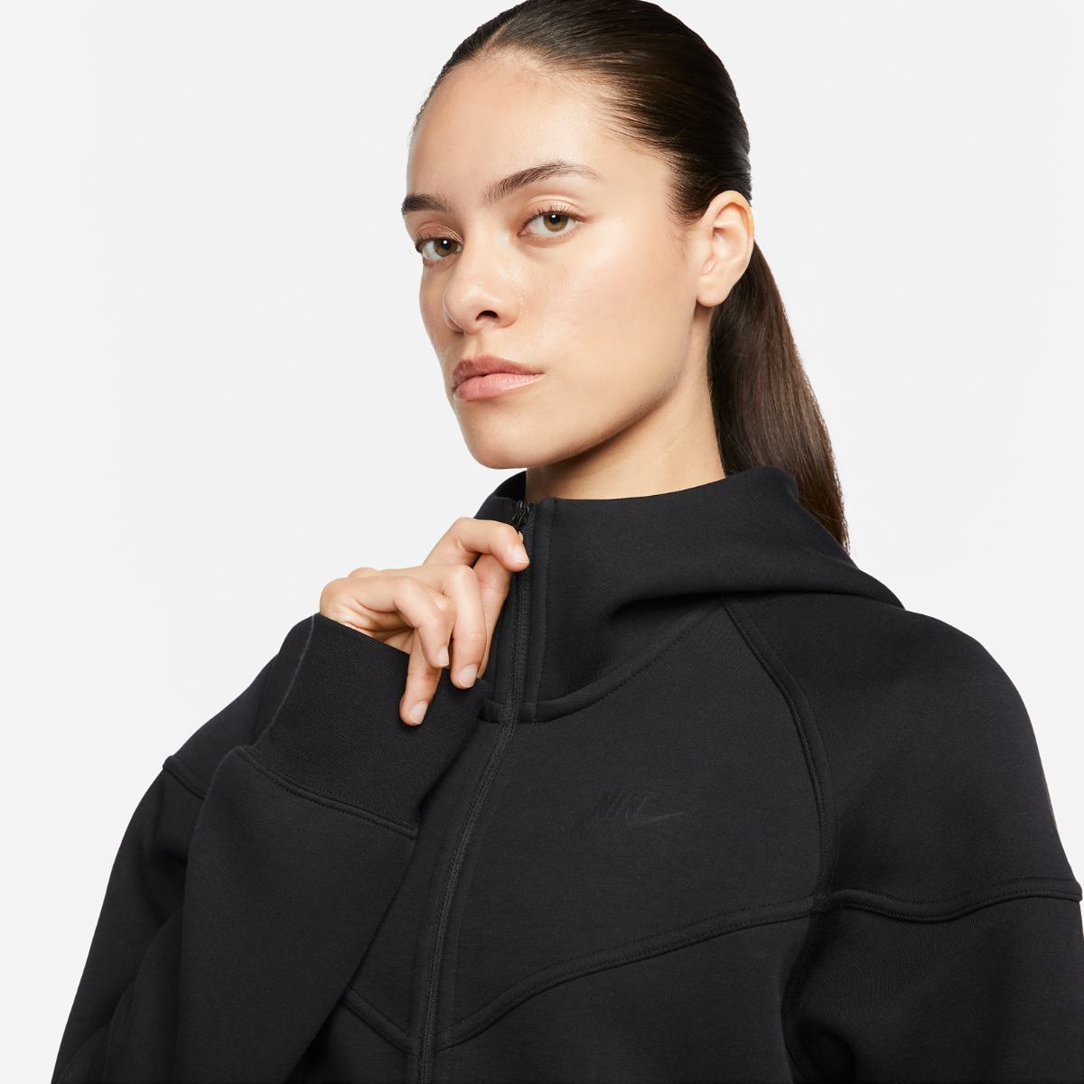 Кофта жіночі Nike Tech Fleece Windrunner Full-Zip (FB8338-010) — фото 11
