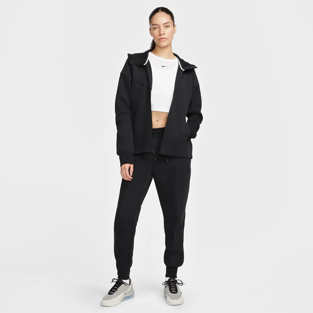 Кофта жіночі Nike Tech Fleece Windrunner Full-Zip (FB8338-010) — фото 8