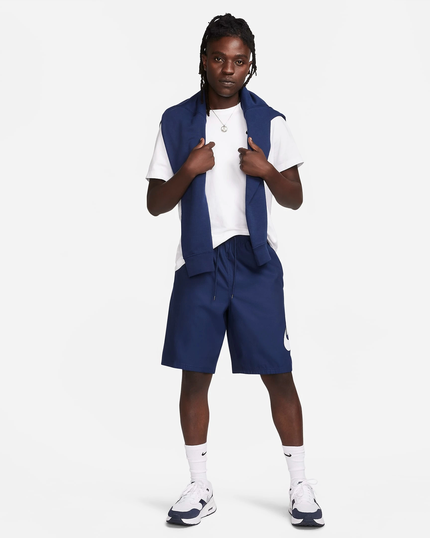 Шорти чоловічі Nike Men's Woven Shorts Nike Club (FN3303-410) — фото 8