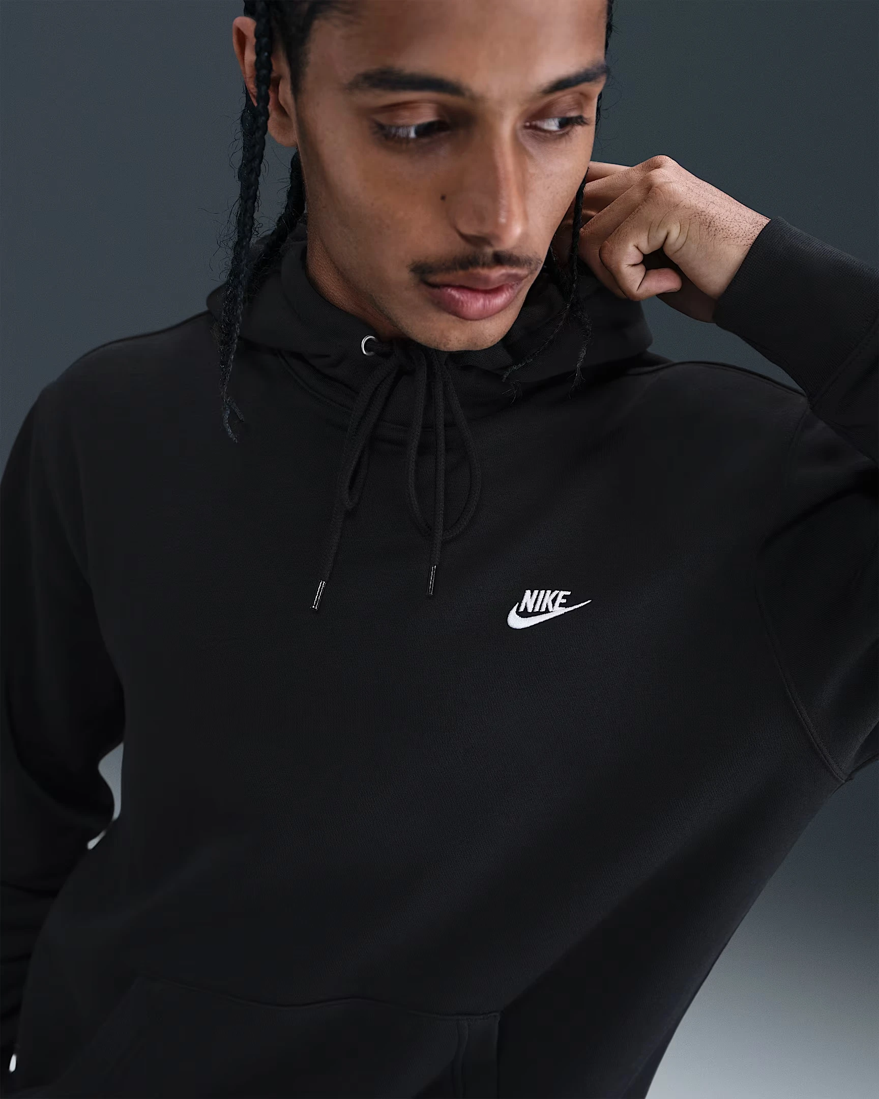 Кофта чоловіча Nike Club Pullover Fleece Hoodie (FN3859-010) — фото 4