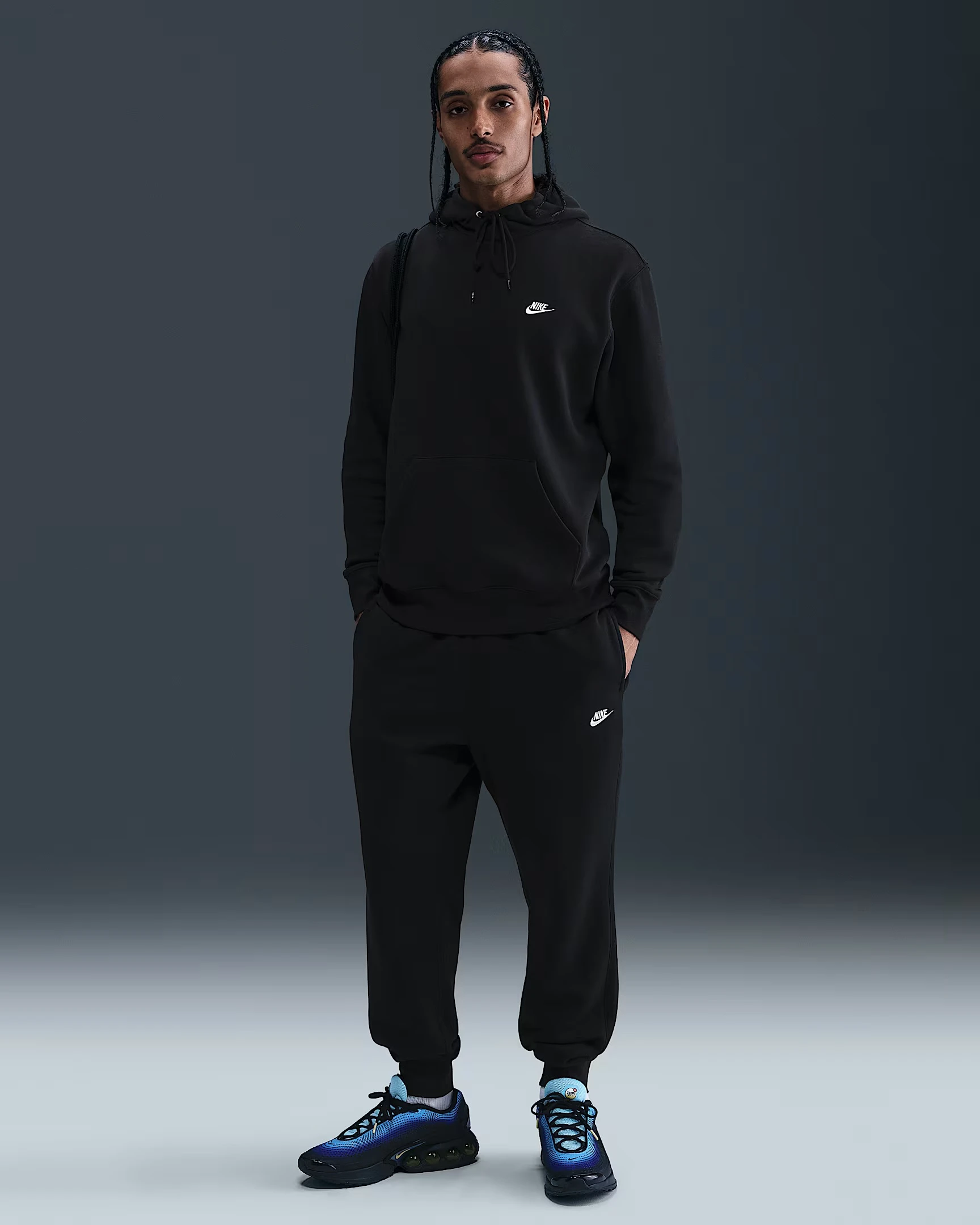 Кофта чоловіча Nike Club Pullover Fleece Hoodie (FN3859-010) — фото 5