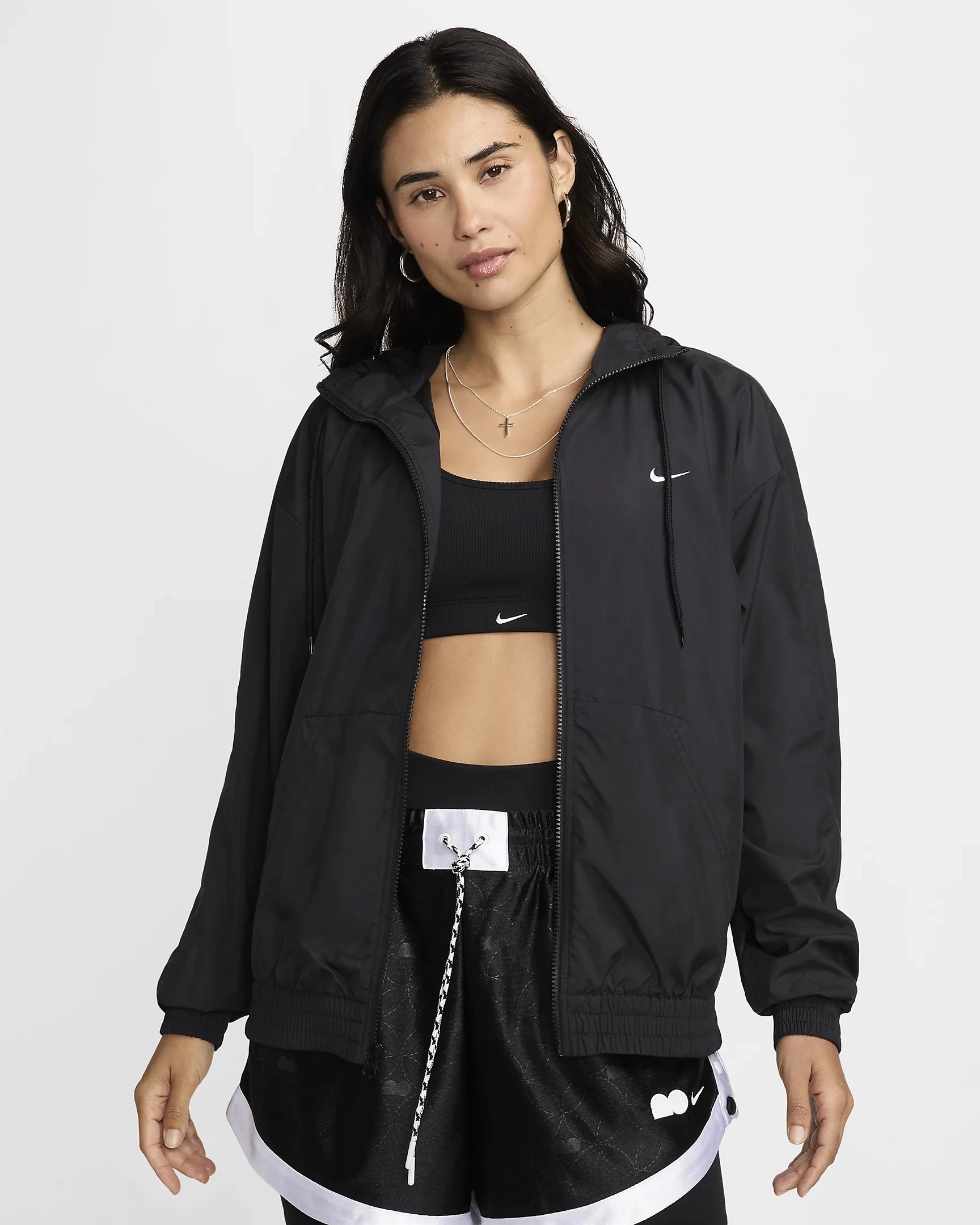 Толстовка жіноча NIKE W NSW ESSNTL UV WVN JKT HD FV6298-010, M — фото 2