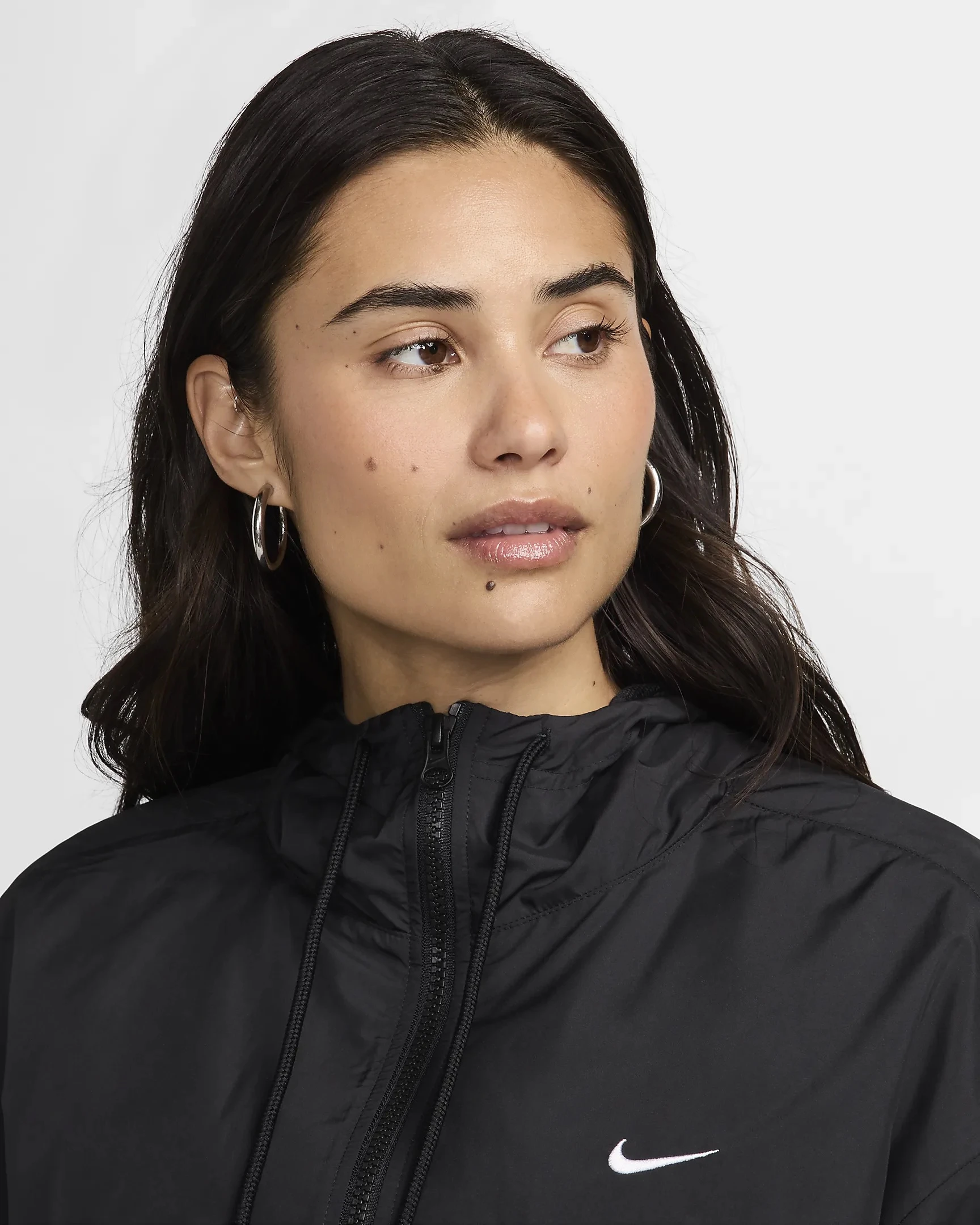 Толстовка жіноча NIKE W NSW ESSNTL UV WVN JKT HD FV6298-010, M — фото 4