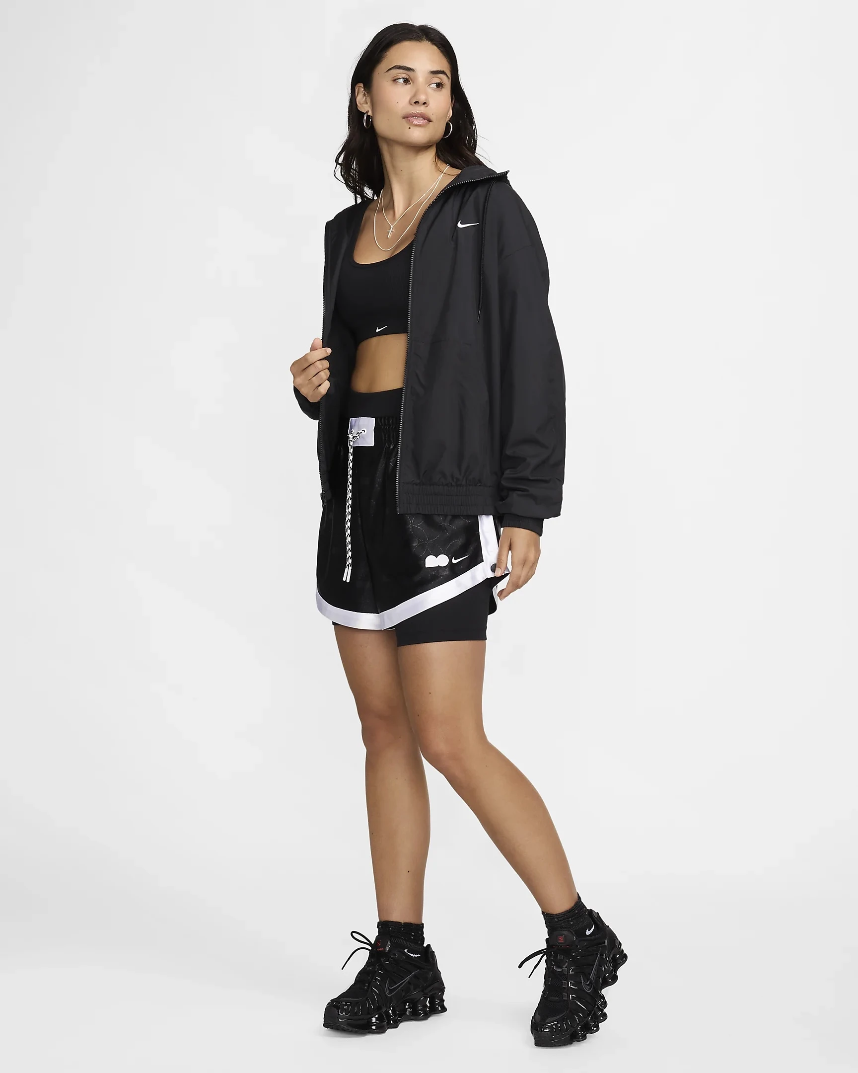 Толстовка жіноча NIKE W NSW ESSNTL UV WVN JKT HD FV6298-010, M — фото 9