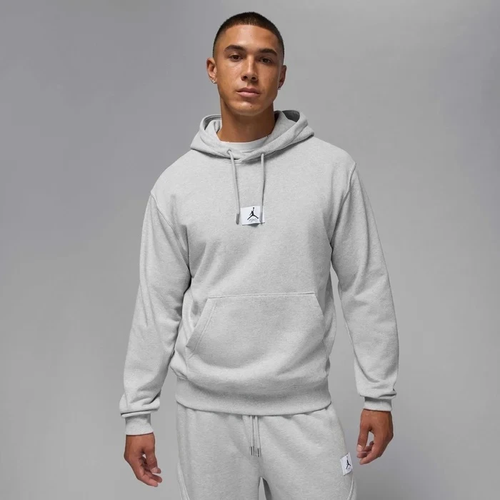 Кофта чоловіча Jordan Flight Fleece Grey (FV7247-050) — фото 1