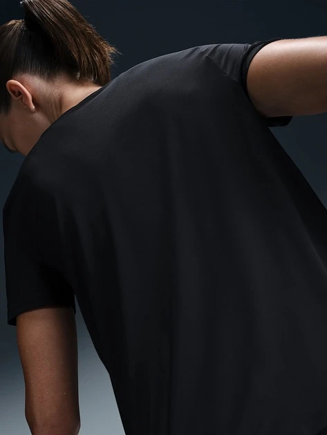 Футболка жіноча Nike One Swoosh Dri-Fit Short-Sleeve Running Top (HJ2204-010) — фото 3