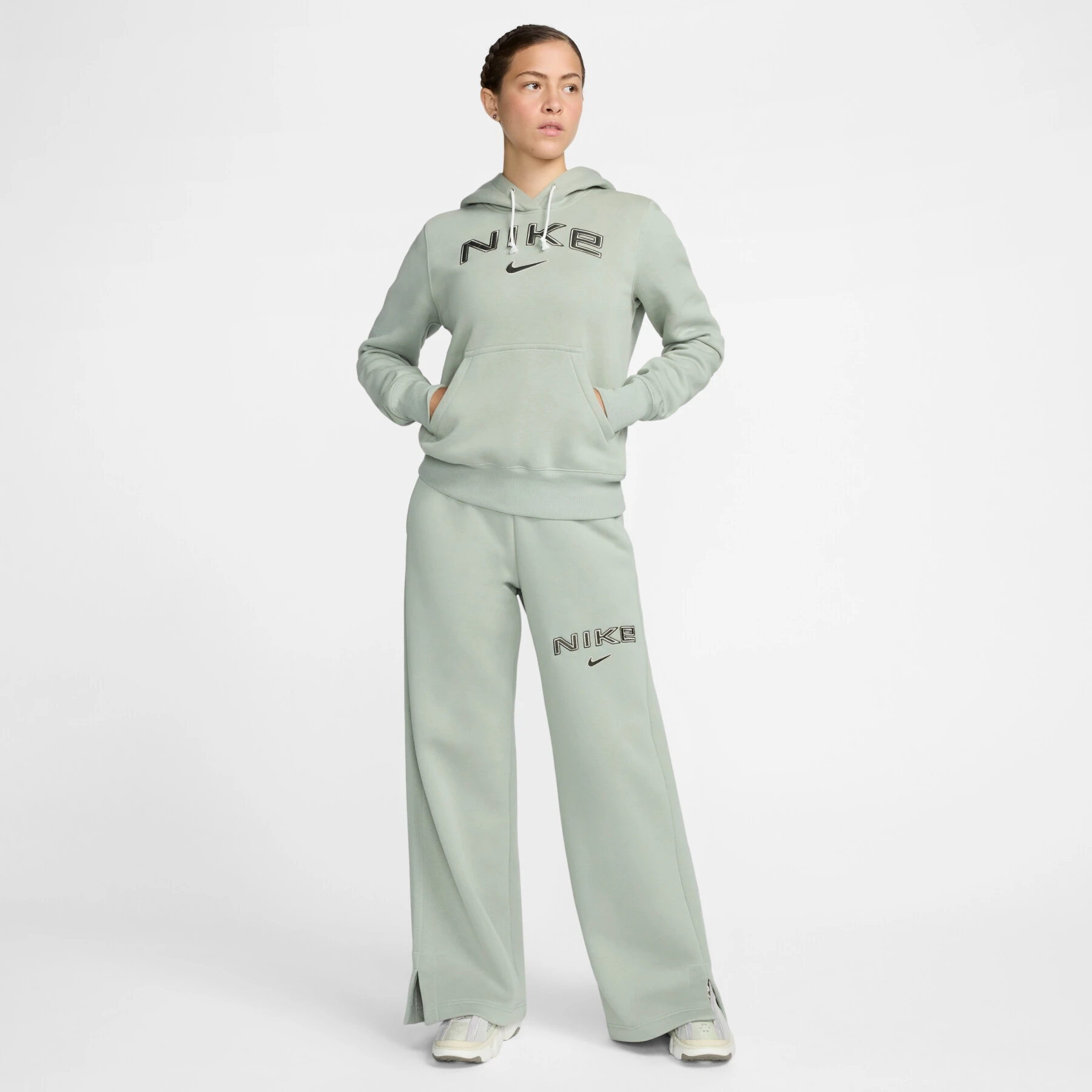Кофта жіночі Nike W Nsw Phnx Flc Std Po Logo Hdy (HM9751-370) — фото 7