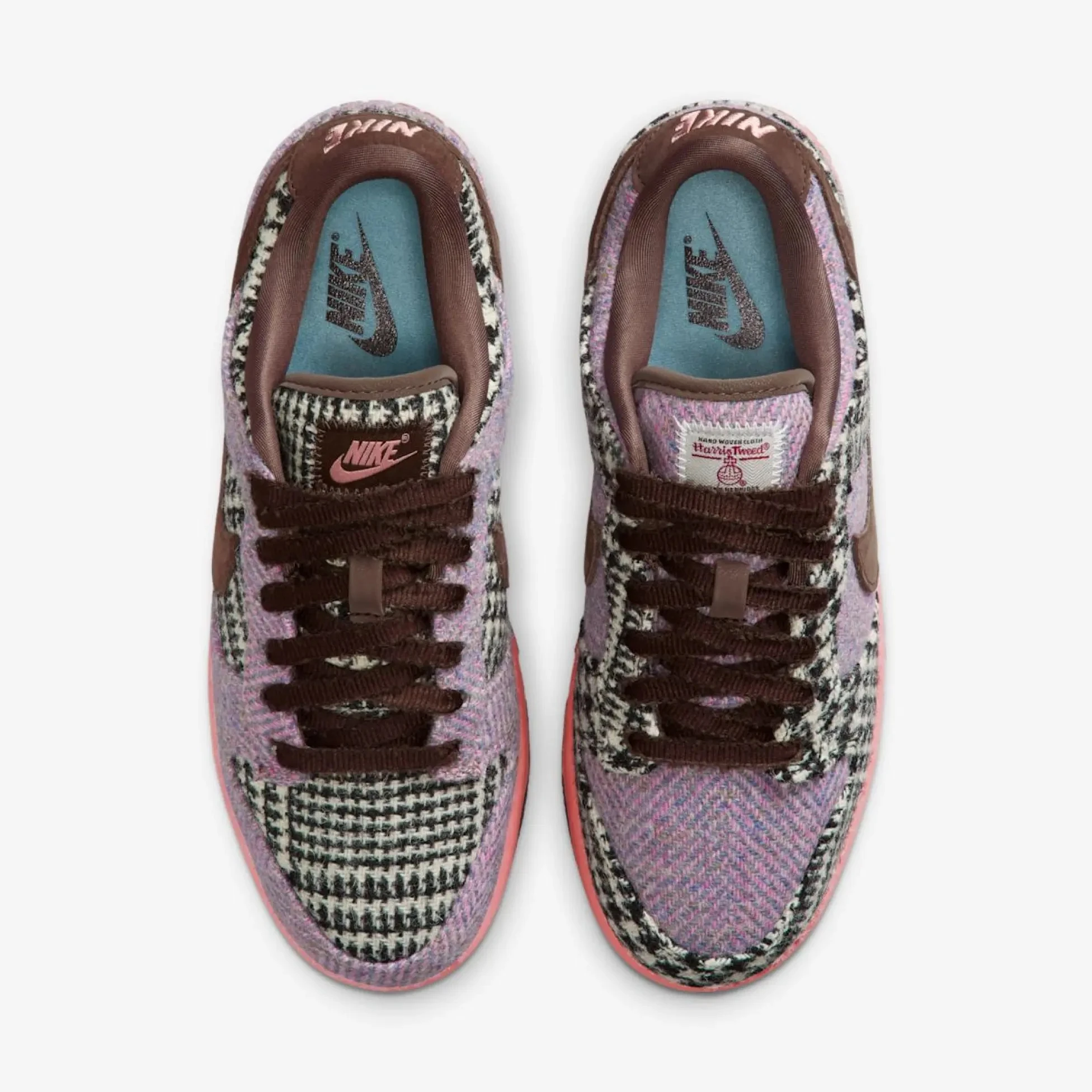 Кросівки Nike Harris Tweed x Wmns Dunk Low 'Purple Pink' — фото 5