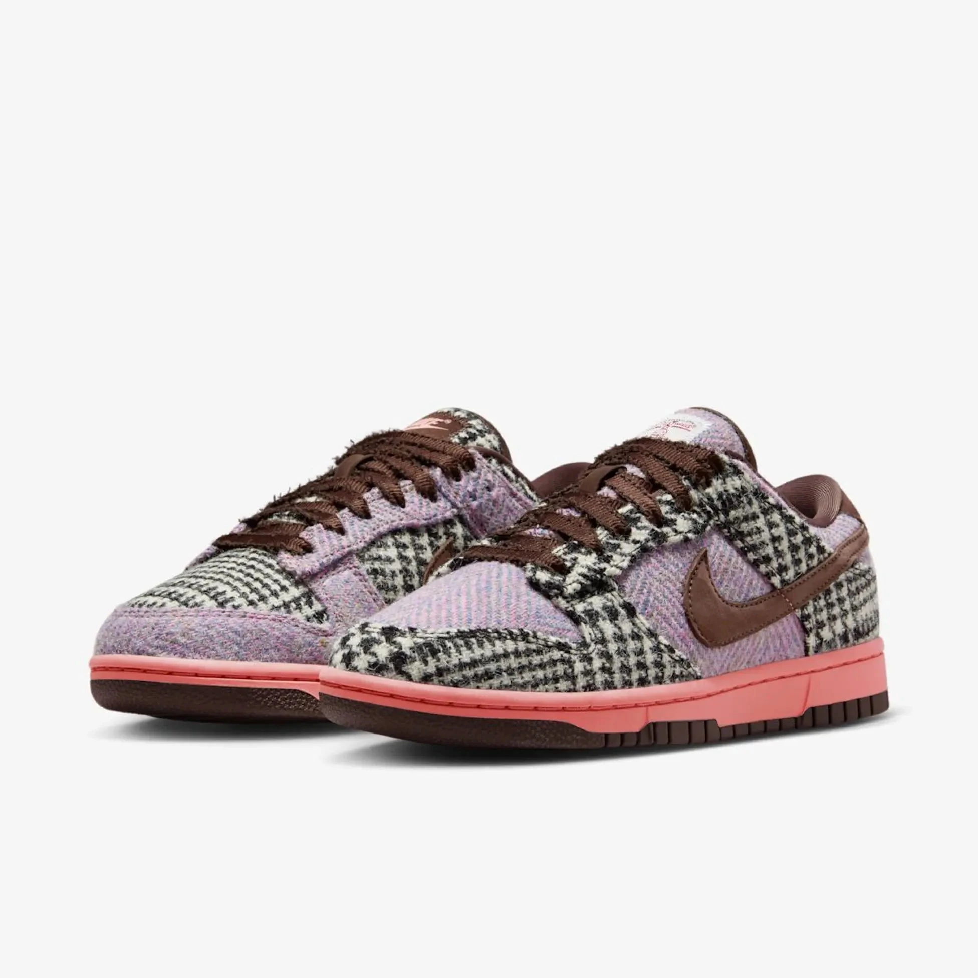 Кросівки Nike Harris Tweed x Wmns Dunk Low 'Purple Pink' — фото 6