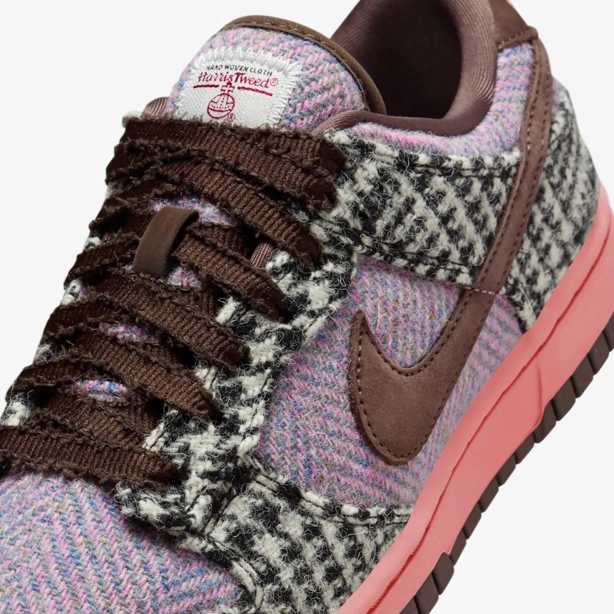Кросівки Nike Harris Tweed x Wmns Dunk Low 'Purple Pink' — фото 7