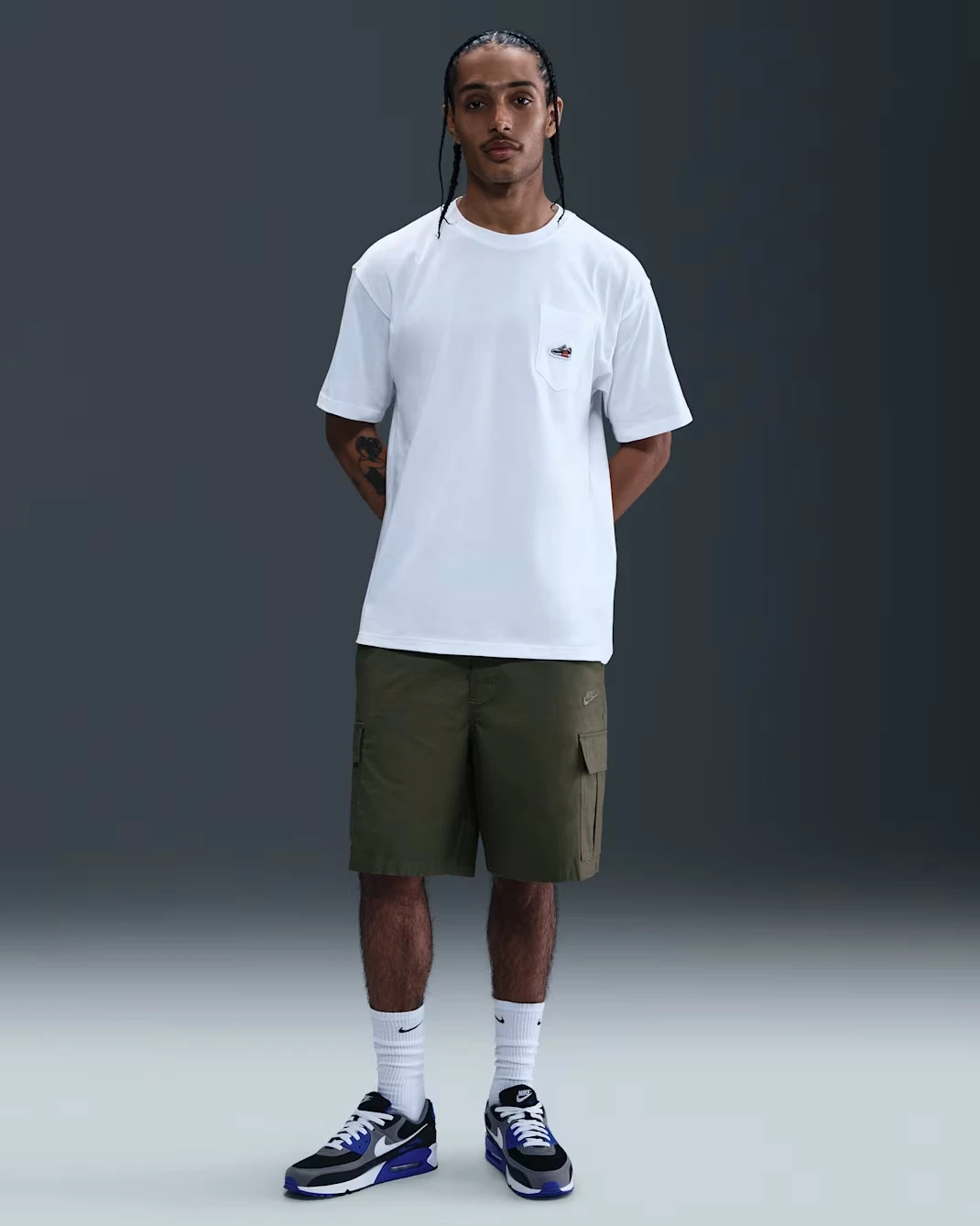 Футболка чоловіча Nike Accs Patch Cnct White — фото 5