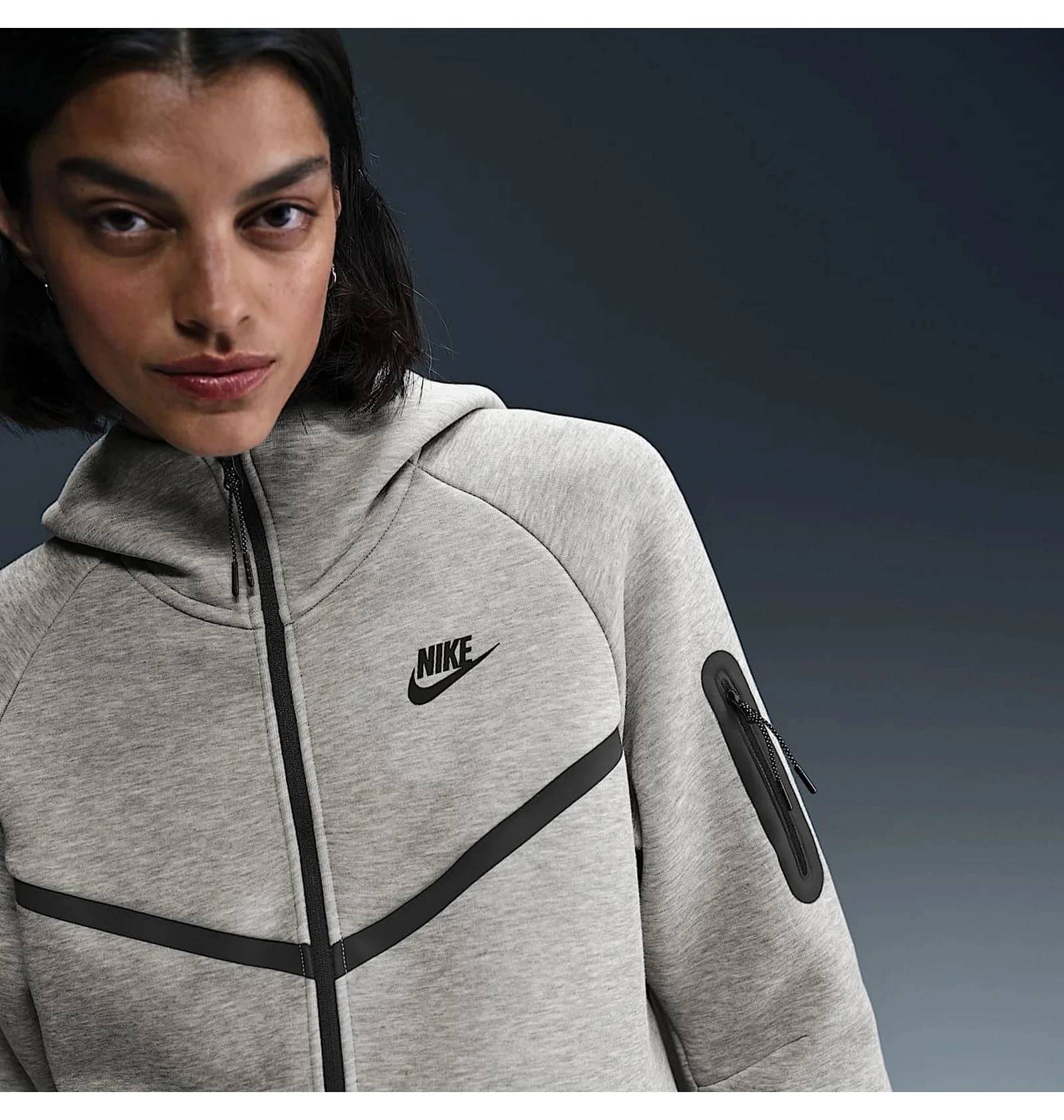 Толстовка жіноча Nike Sportswear Tech Fleece Windrunner HV6747-063, S — фото 3