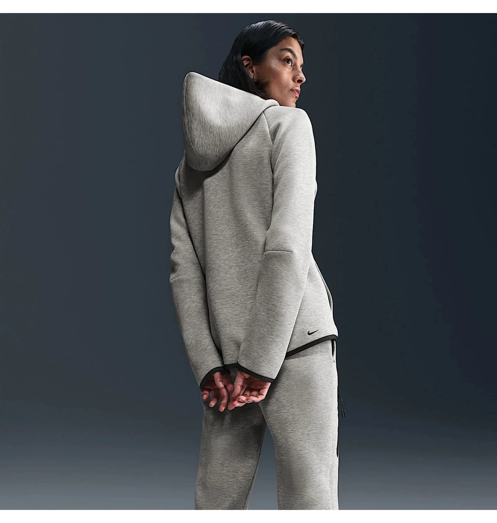 Толстовка жіноча Nike Sportswear Tech Fleece Windrunner HV6747-063, S — фото 4