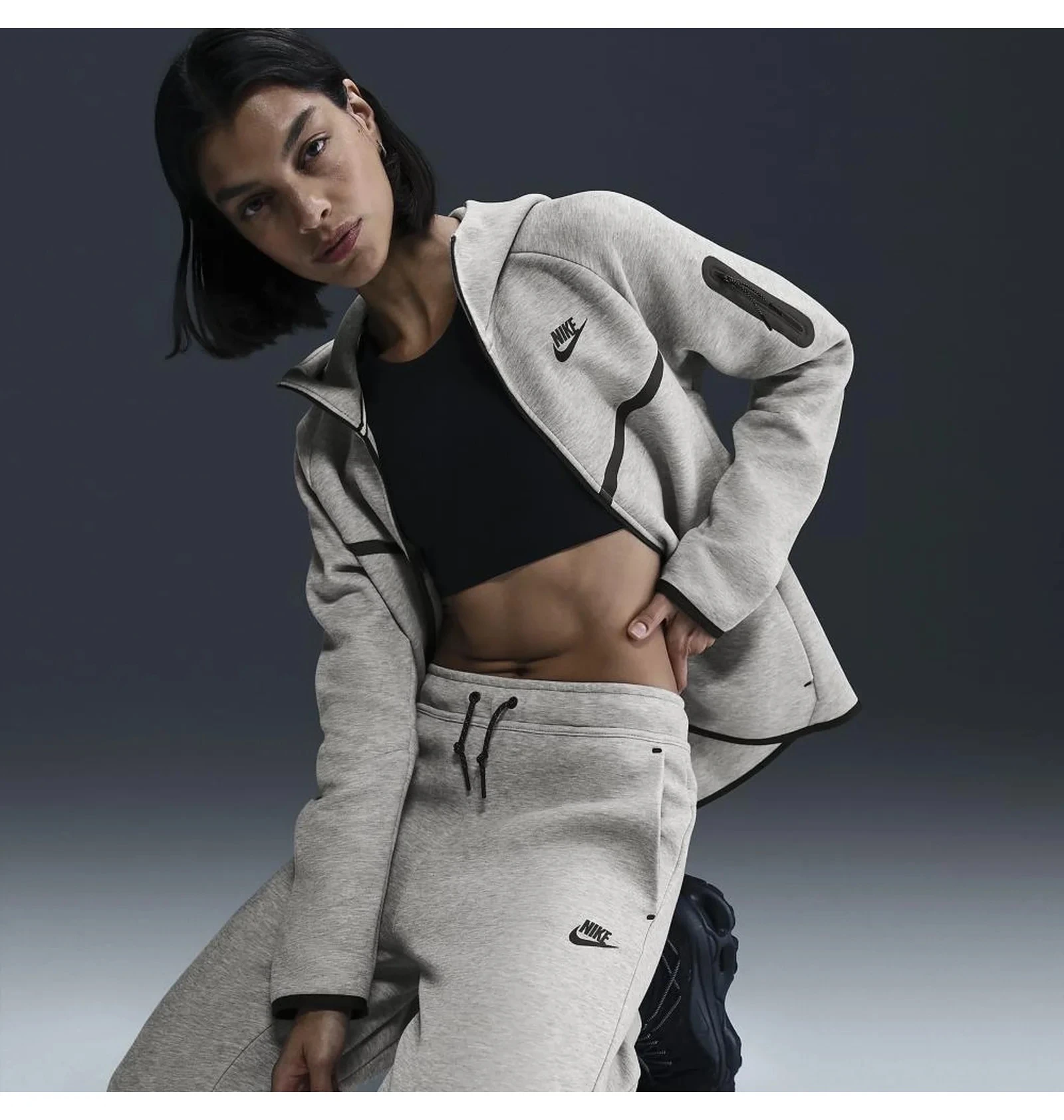 Брюки жіночі Nike Sportswear Tech Fleece Grey (HV6779-063) — фото 6
