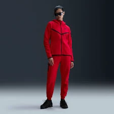 Брюки жіночі Nike Nsw Tch Flc Mr Jgger 2 Red (HV6779-657) — фото 3