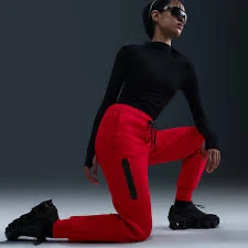 Брюки жіночі Nike Nsw Tch Flc Mr Jgger 2 Red (HV6779-657) — фото 4