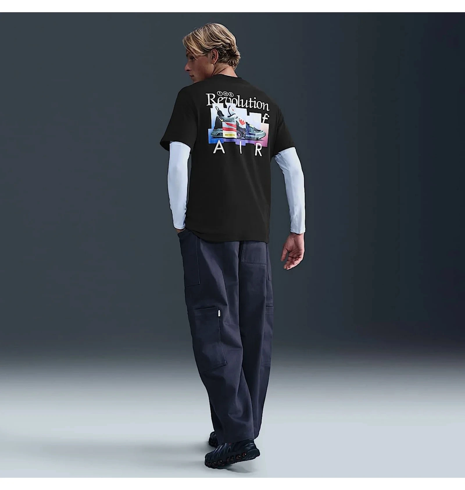 Футболка чоловіча Nike Sportswear T-Shirt Black (IH5067-010) — фото 7